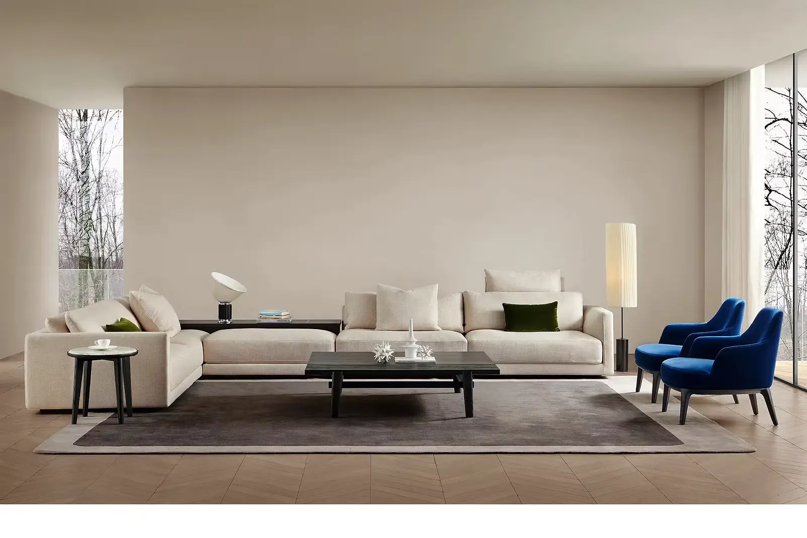 Sofa chữ L cao cấp, êm ái – BRISTOL