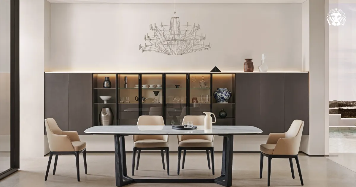 Cấu trúc nội thất tiêu chuẩn của phòng ăn