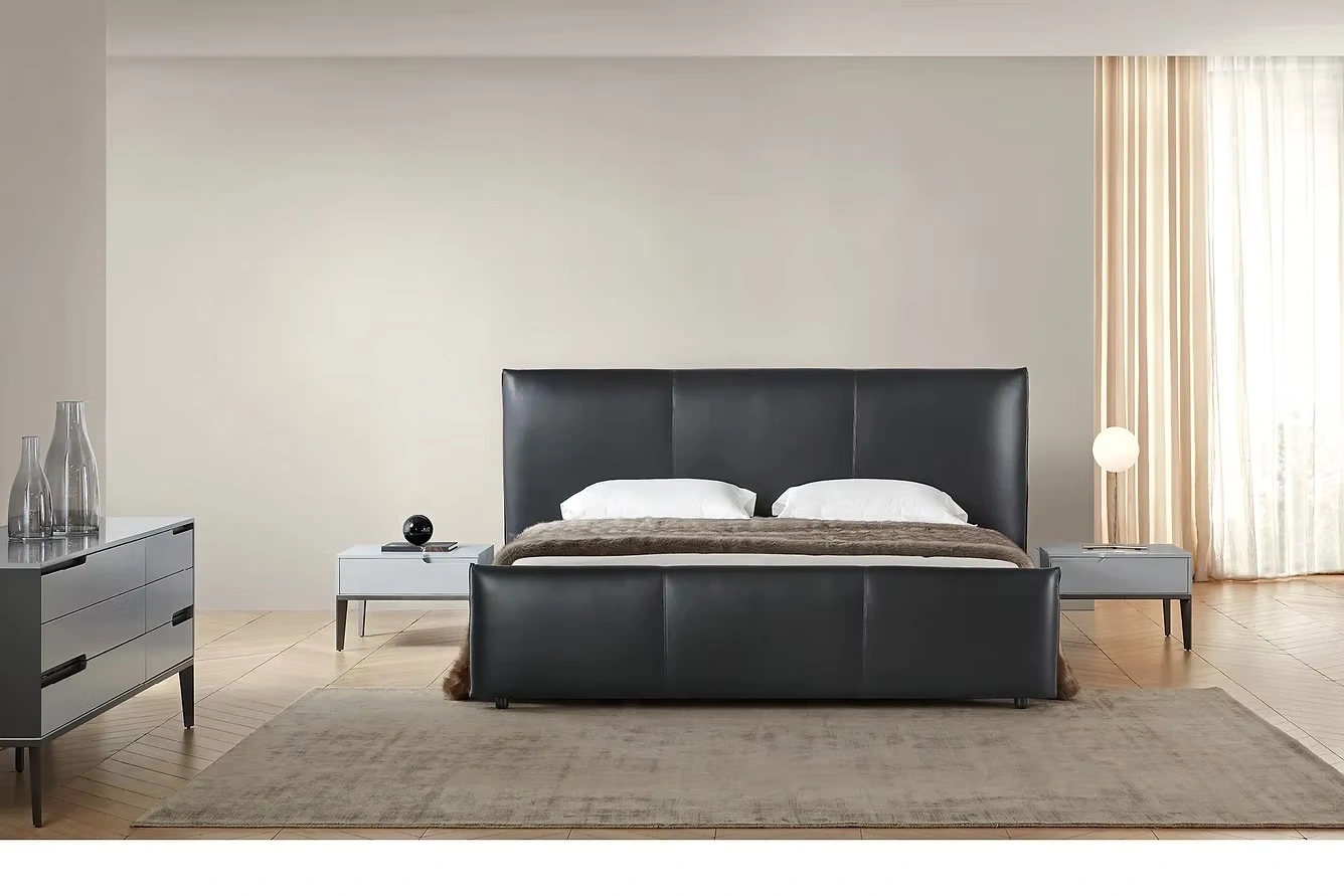 Giường bọc da thật cao cấp, thẩm mỹ – THOMAS