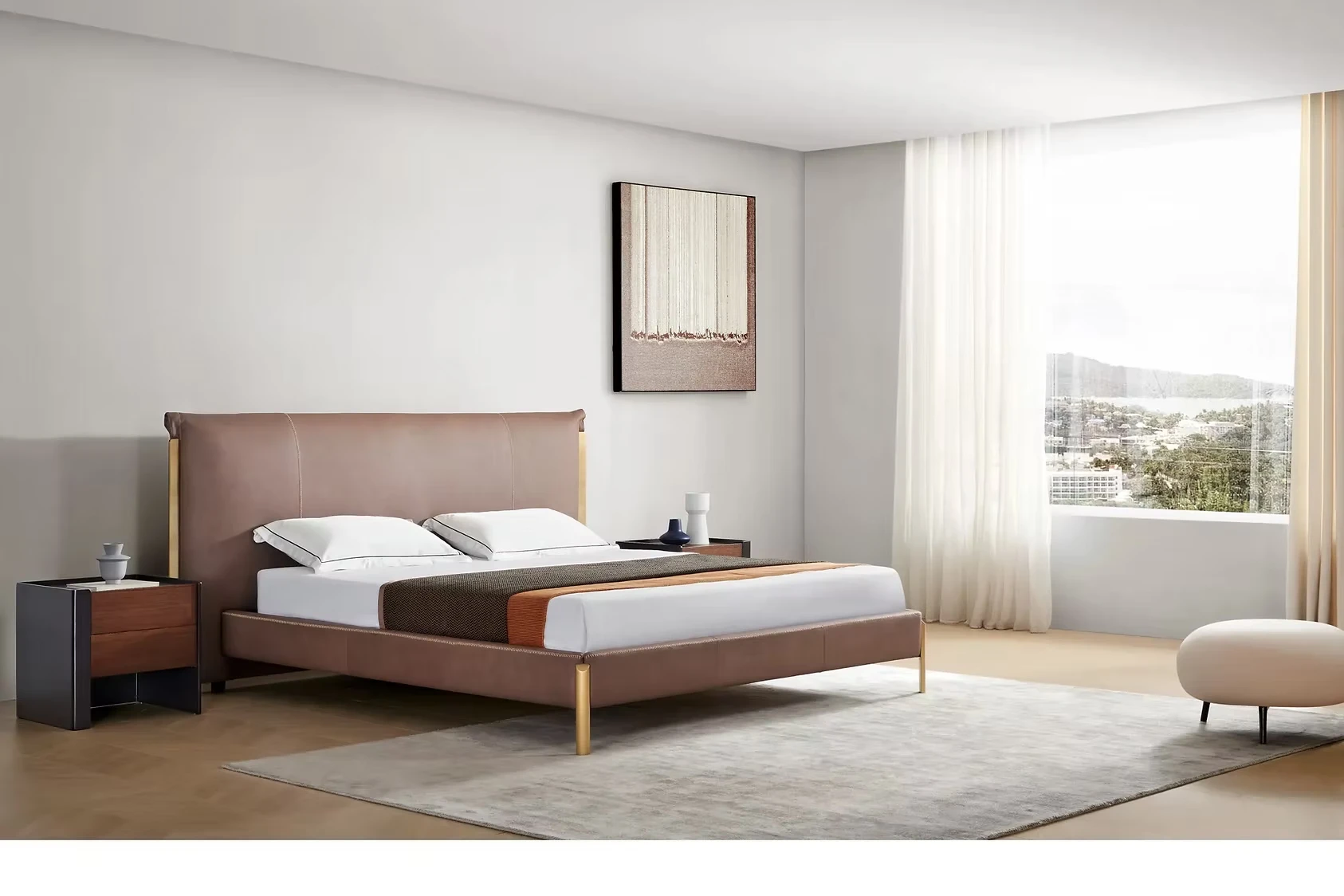 Giường bọc da thật đẳng cấp và hiện đại – ENVELOPE