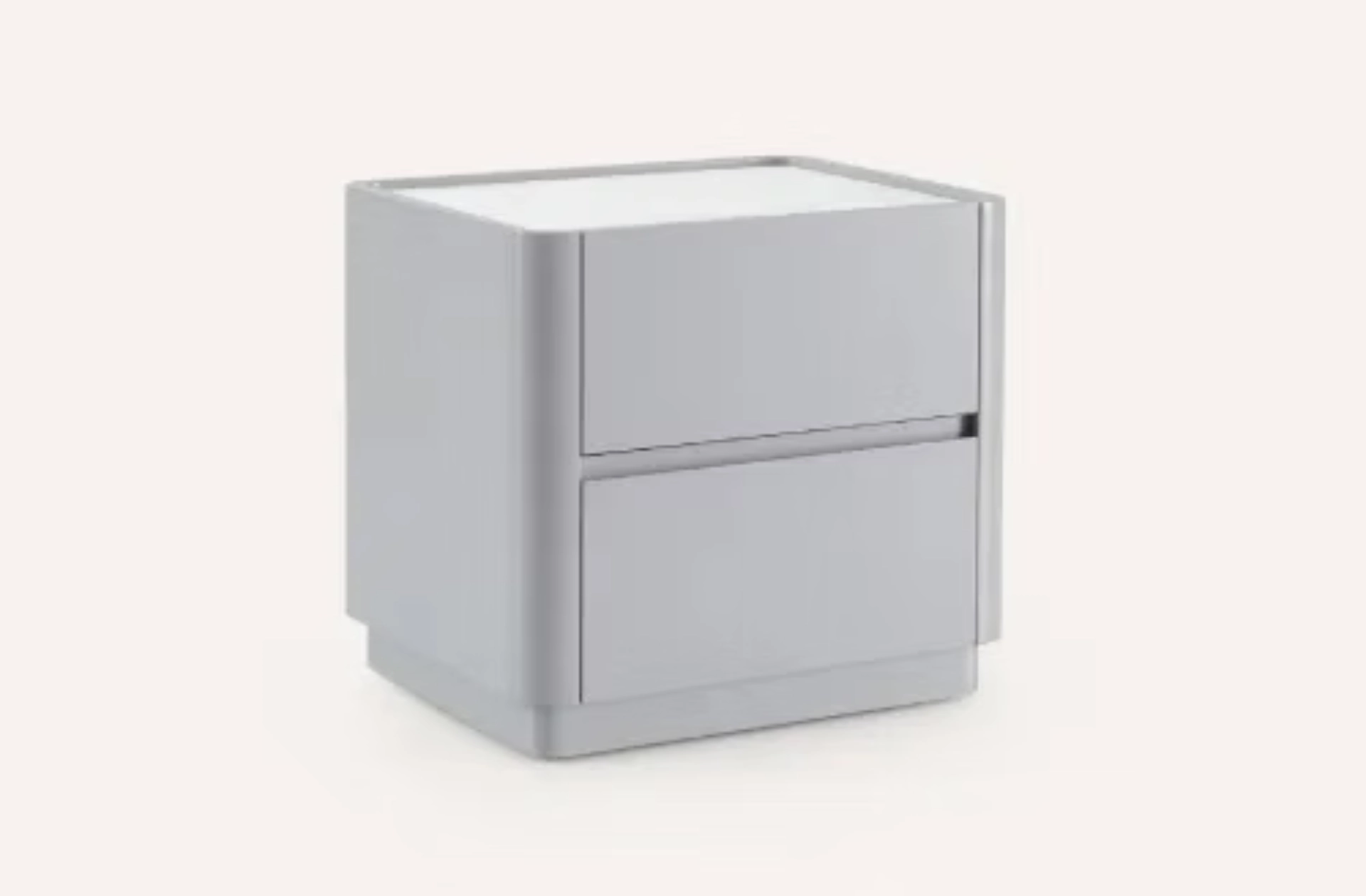 Tủ đầu giường đá nung hiện đại nhỏ gọn – BE53335