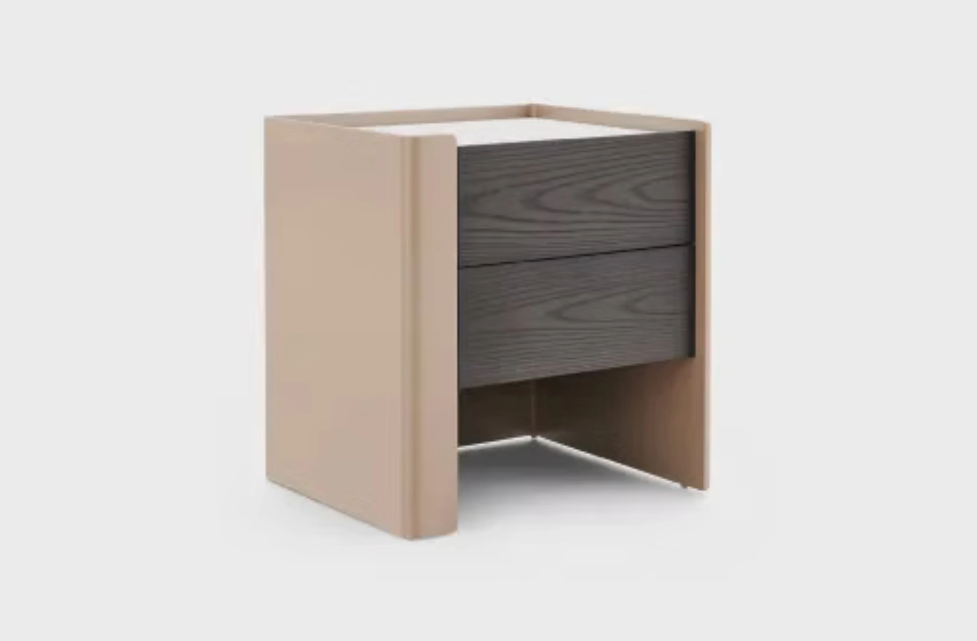 Tủ đầu giường đá nung cao cấp tinh giản – BE53157