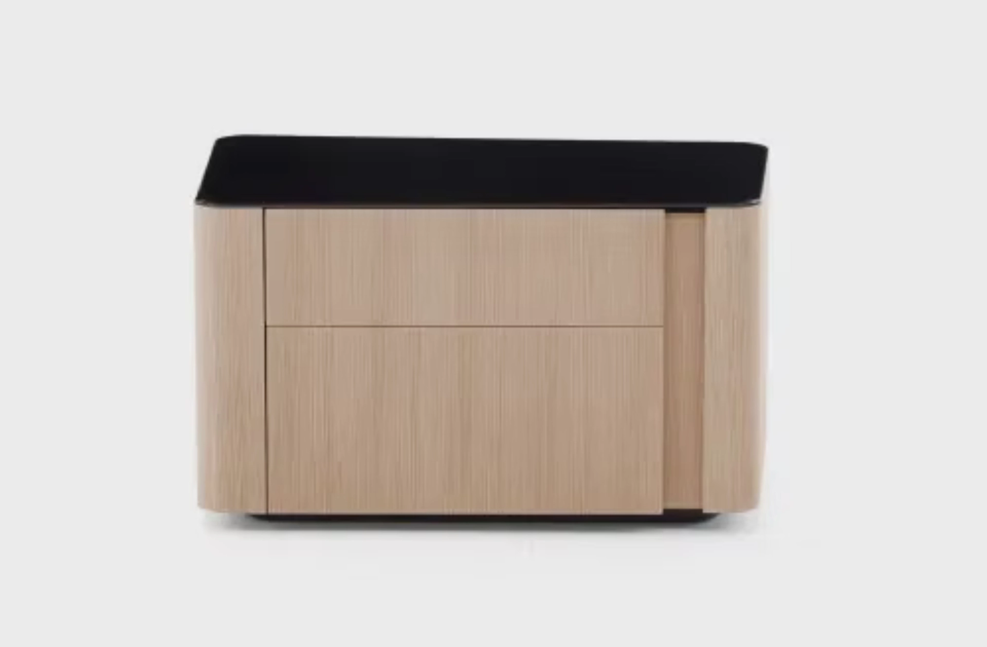 Tủ đầu giường mặt kính cường lực hiện đại –  FT-C75D50L