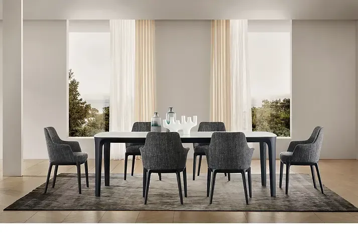 Bàn ăn mặt đá cao cấp – HENRY