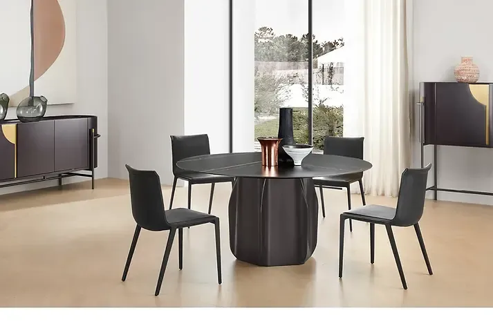 Bàn ăn tròn mặt đá cao cấp – ASTERIAS