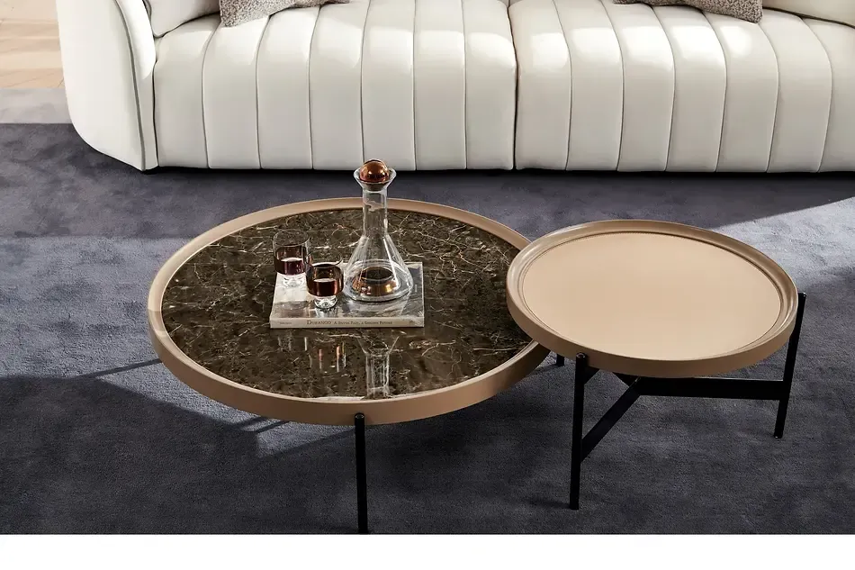 Bàn trà mặt đá hiện đại – ST53178-0