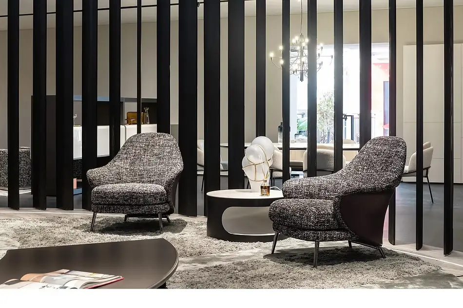 Ghế thư giãn da phối vải cao cấp – ANGE