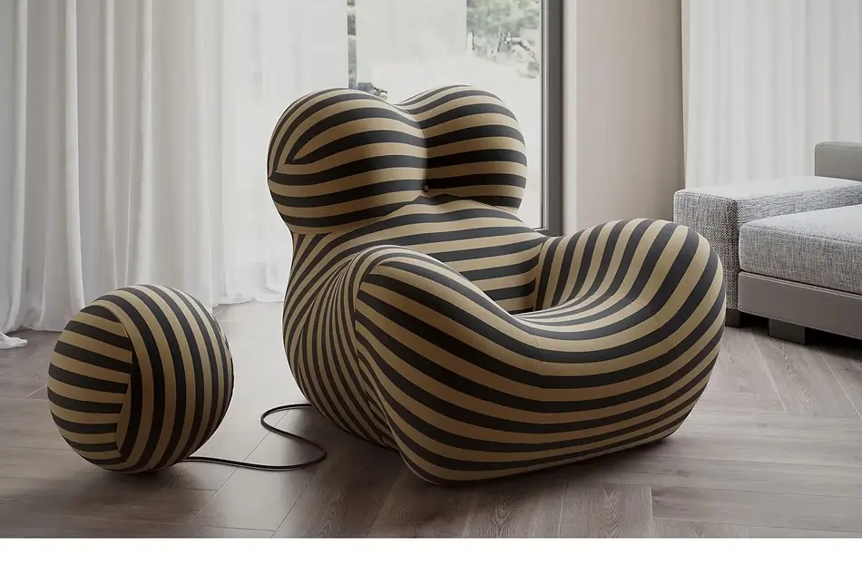 Ghế thư giãn vải nỉ hiện đại – SS75003