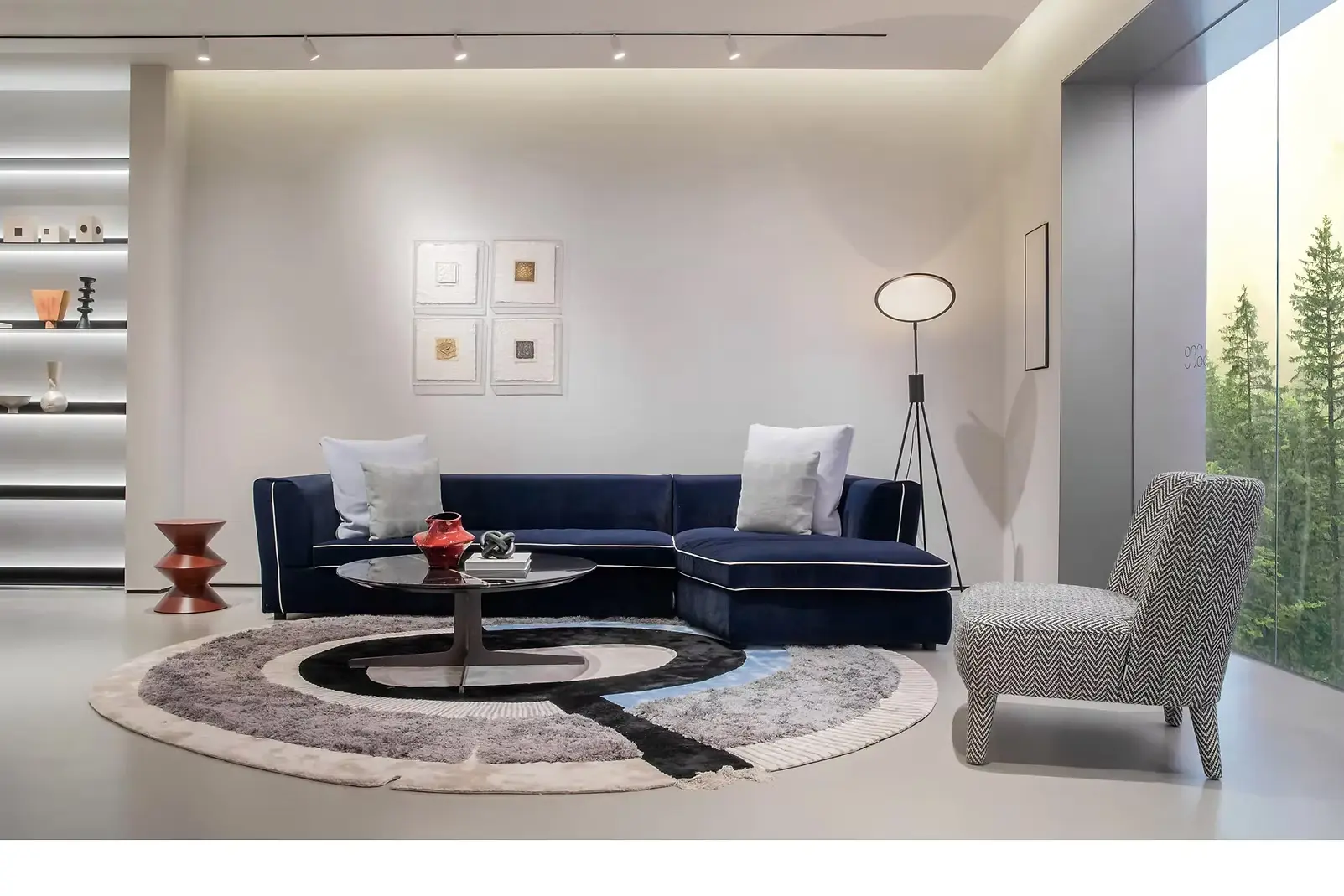 Sofa chữ L hiện đại, êm ái – SS66703