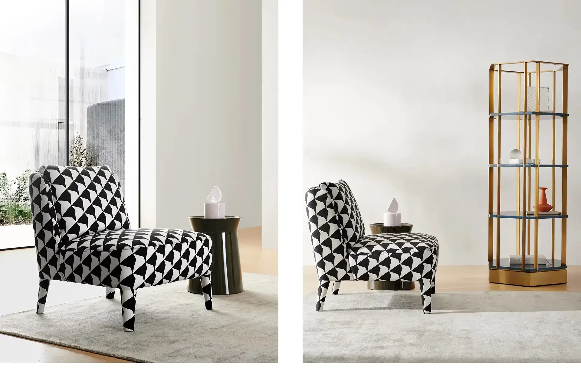 Sofa đơn Vải lanh hiện đại – ISABELLE