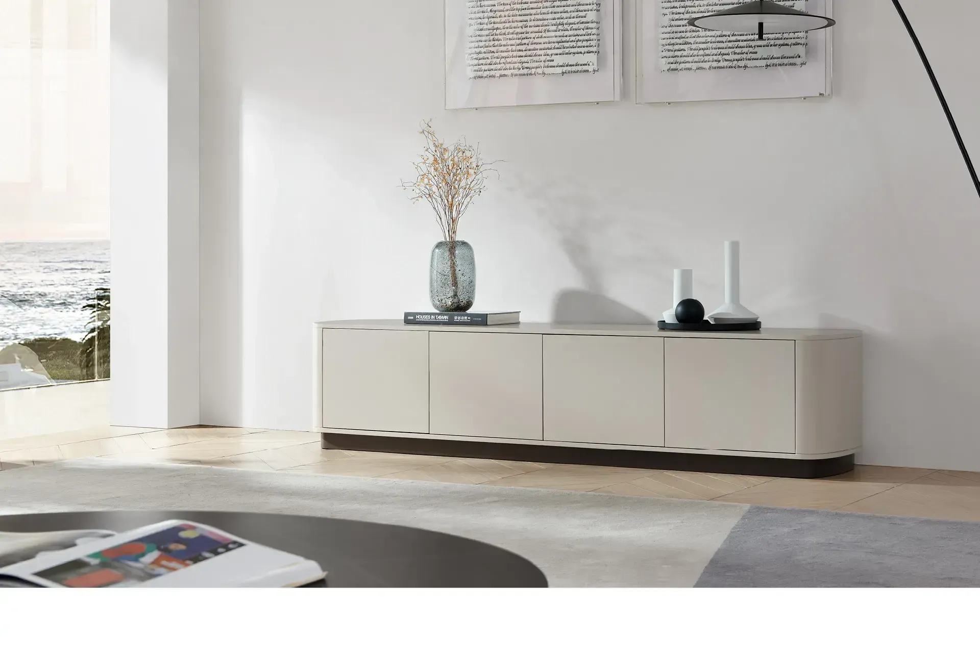 Tủ trang trí gỗ cao cấp, sang trọng – SV50108