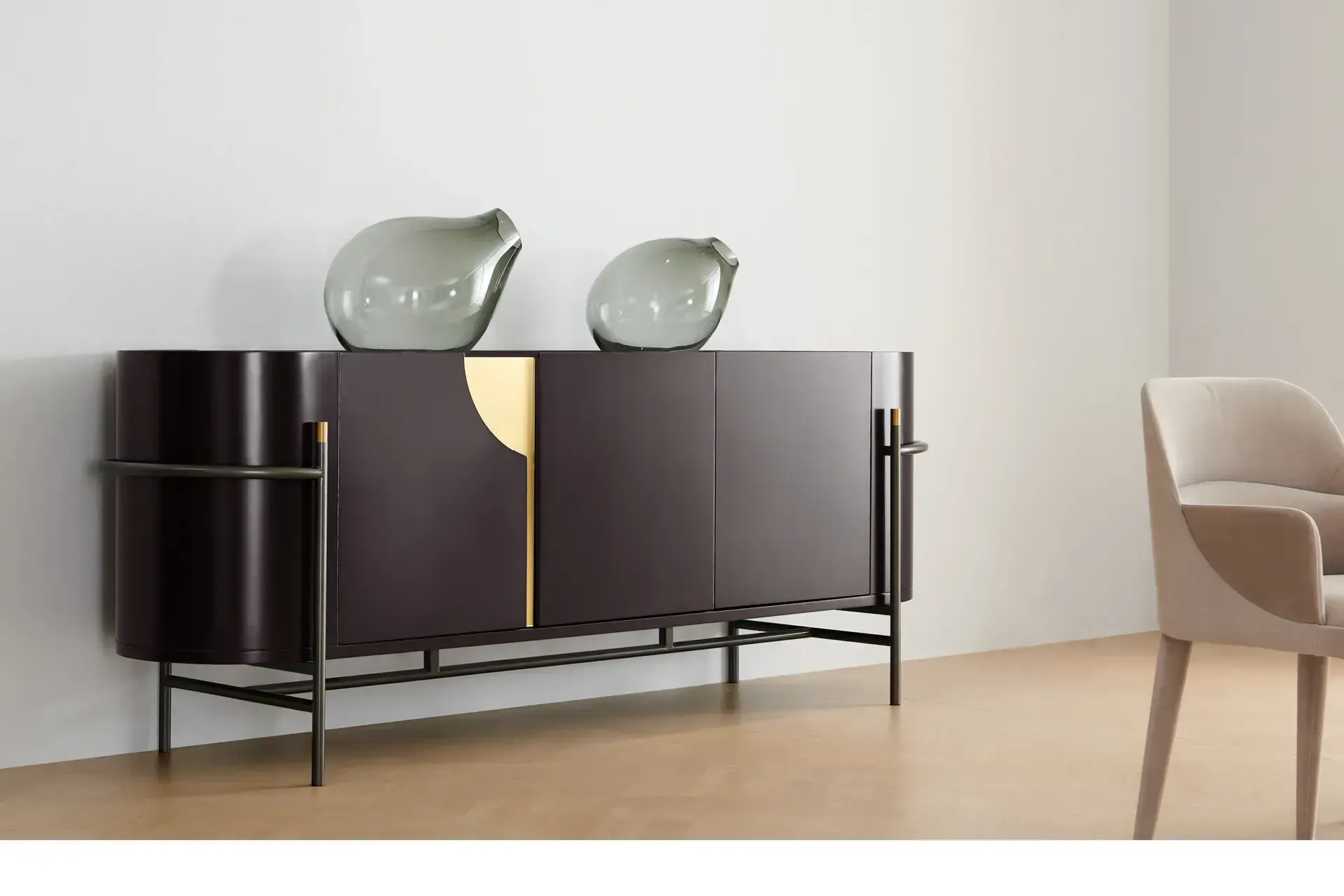 Tủ trang trí ván ép MDF cao cấp hiện đại – DH53206