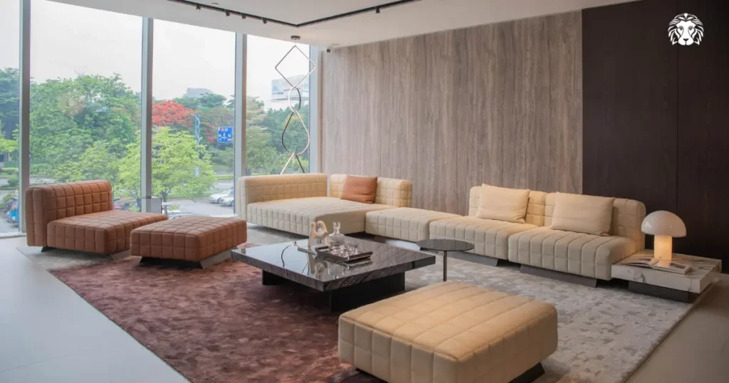 Bố trí sofa tự do / quy tụ
