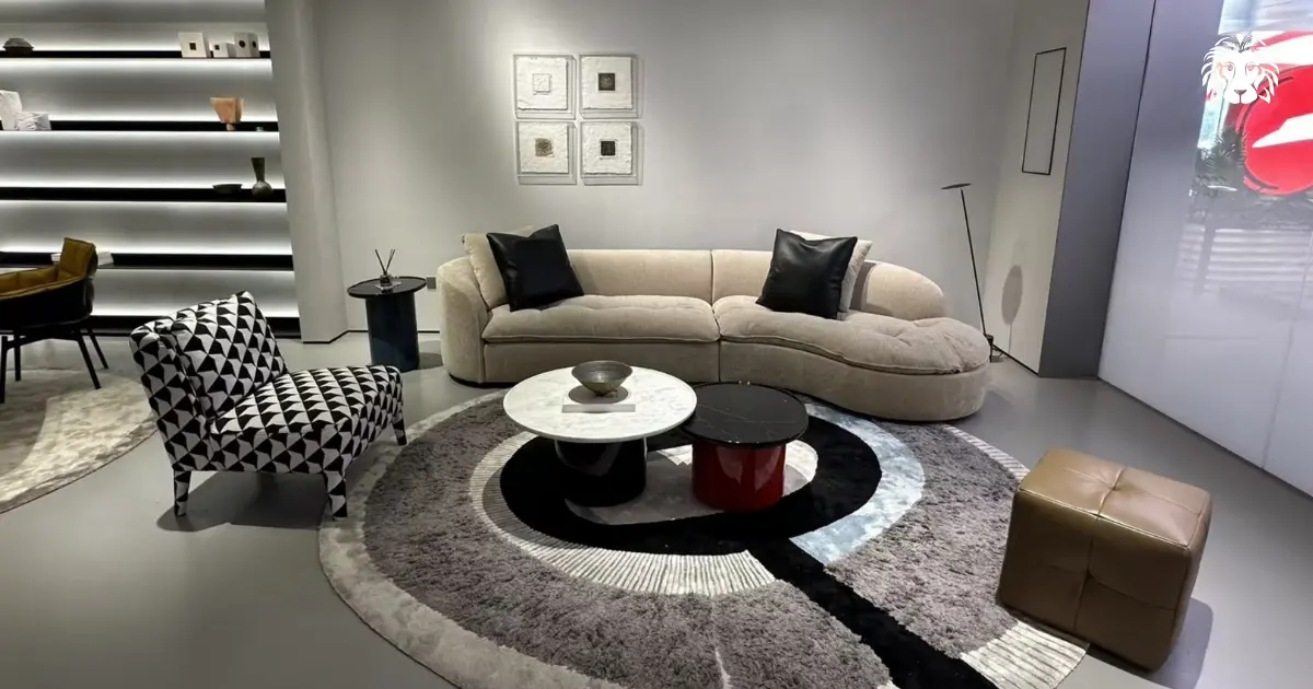 Nếu phòng khách hiện đại, bạn có thể chọn sofa đôi tông màu nổi bật, phối cùng nền nội thất trung tính để tạo điểm nhấn