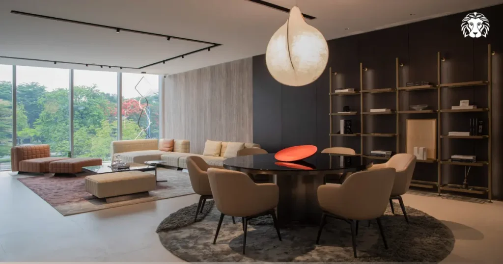 Không gian mở và nghệ thuật ánh sáng tạo hiệu ứng mỹ lệ
