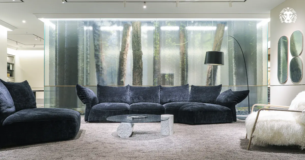 Sofa 3 chỗ bọc vải nổi bật ở cảm giác mềm mại và sự thoải mái