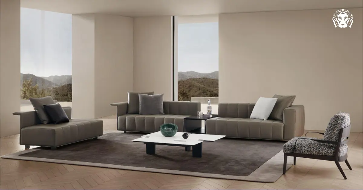 Sofa 3 chỗ phong cách hiện đại hướng đến sự gọn gàng và trật tự