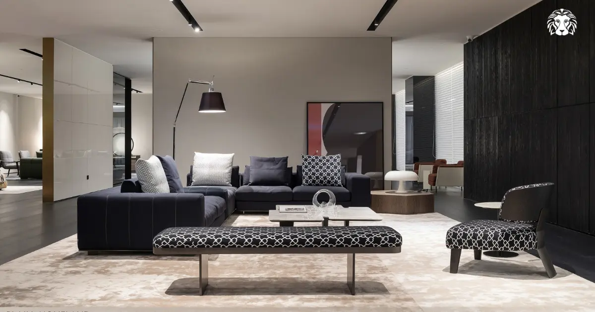 Sofa 4 chỗ ngồi phong cách đương đại