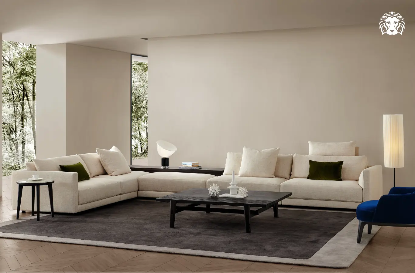 Sofa biệt thự phong cách Nhật Bản