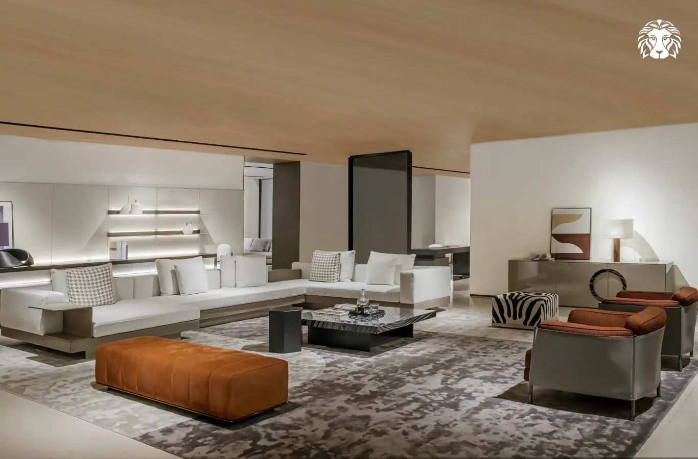 Sofa biệt thự phong cách hiện đại giúp phòng khách không bị lỗi thời