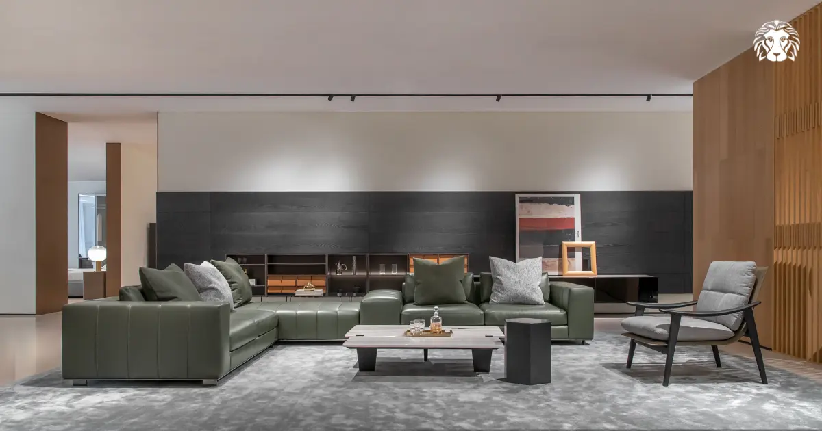 Sofa da thật mang đến sự cao cấp và sang trọng