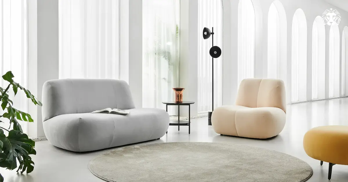 Sofa đôi phong cách sang trọng cao cấp