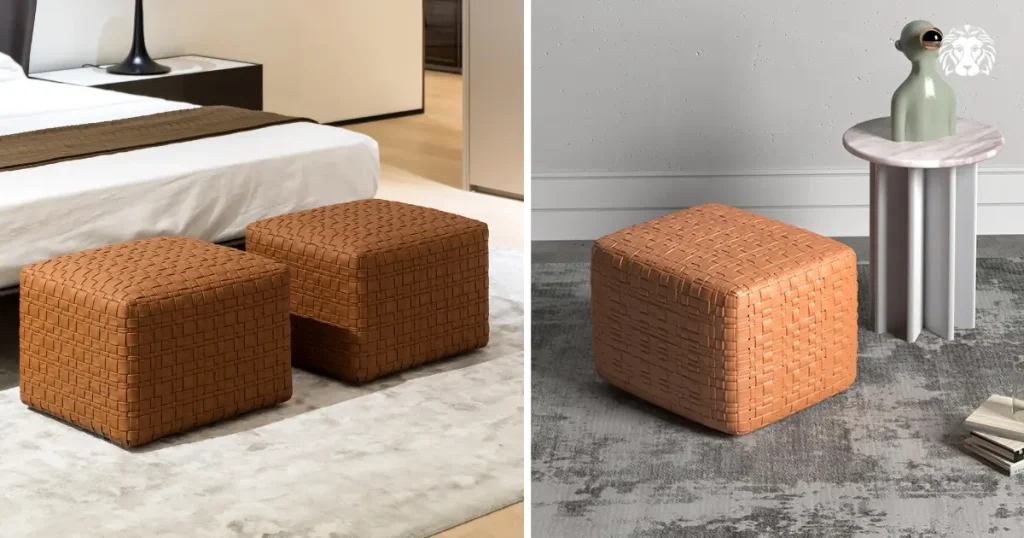 Sofa đôn dễ di chuyển, tiện dùng cho nhiều mục đích khác nhau.
