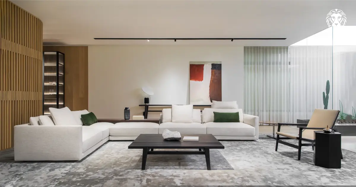 Sofa hiện đại có thiết kế tối giản, hình khối rõ ràng