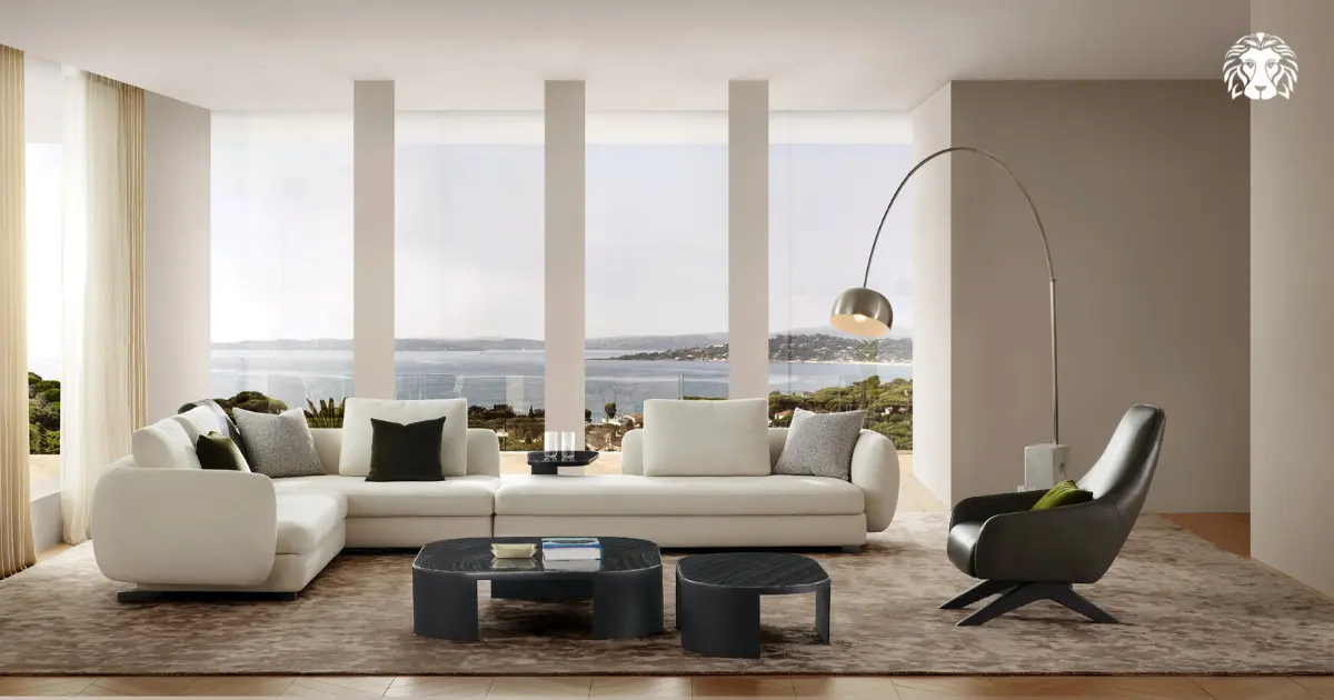 Sofa phong cách hiện đại đề cao sự gọn gàng và tiện nghi