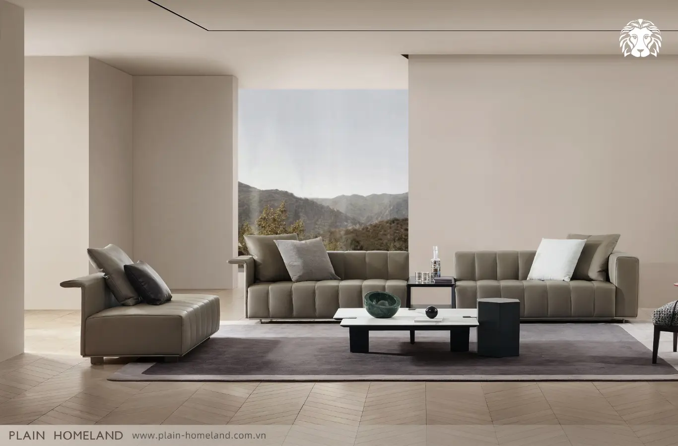 Sofa phong cách tối giản đề cao sự tĩnh lặng và cân bằng