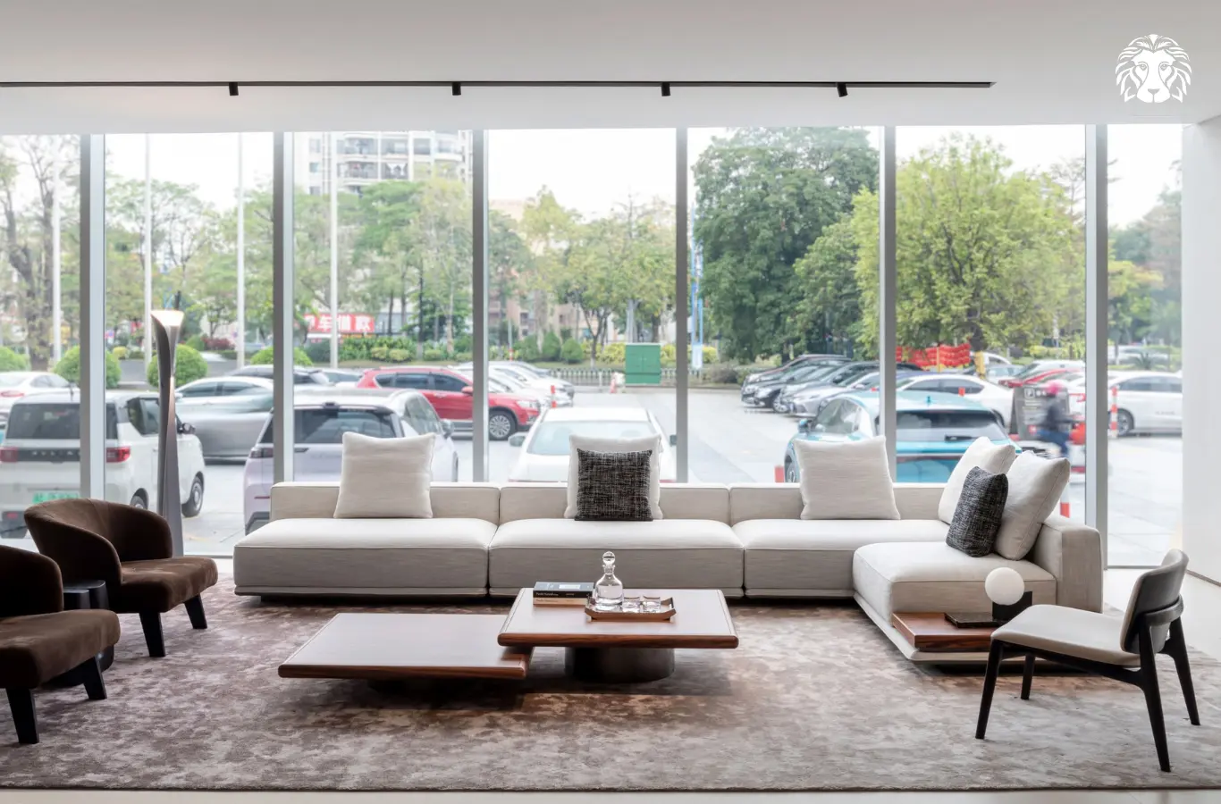 Sofa vải có thiết kế phong cách tối giản