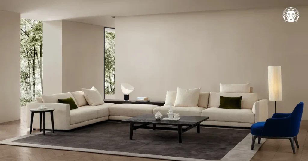 Sofa vải dễ phối màu, phù hợp nhiều phong cách nội thất khác nhau

