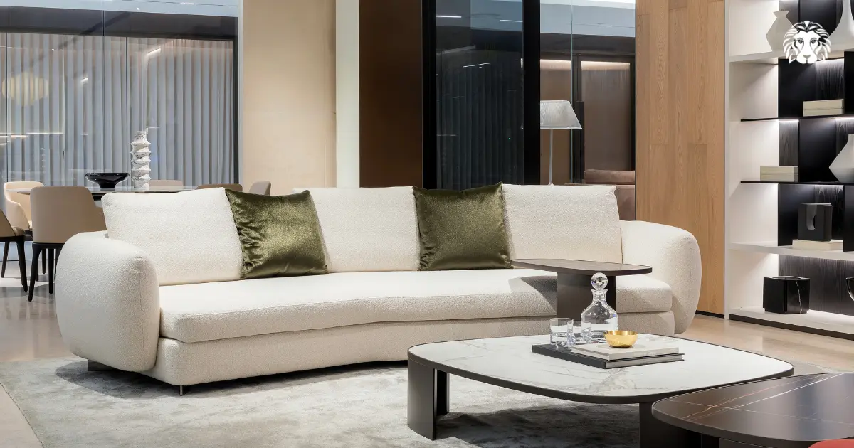 Sofa vải mang đến cảm giác thoáng mát và êm ái