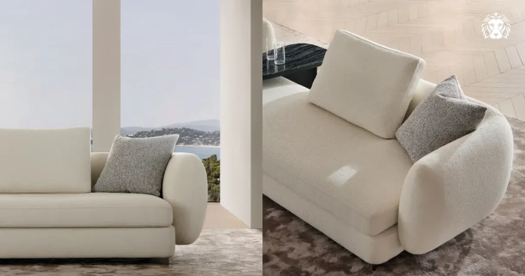 Tay vịn ghế sofa là nơi để bạn có thể dựa tay khi ngồi
