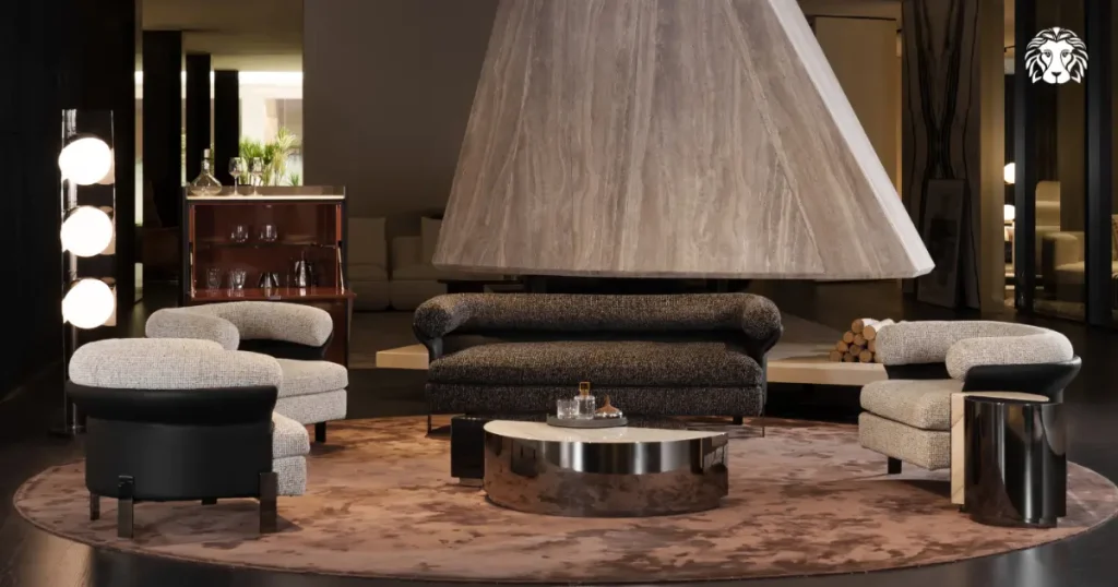 Với ngôn ngữ thiết kế tinh tế, phòng khách phong cách luxury đề cao chiều sâu thẩm mỹ
