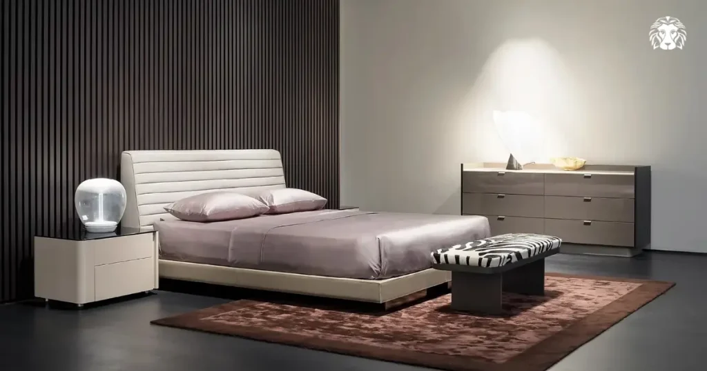 Từng chi tiết trong phòng ngủ gợi cảm giác quý phái và sang trọng vượt thời gian