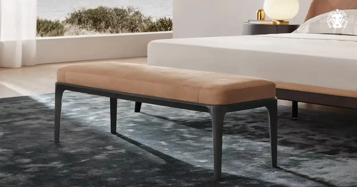 Ghế đôn bọc da mang lại vẻ sang trọng và dễ dàng vệ sinh trong quá trình sử dụng