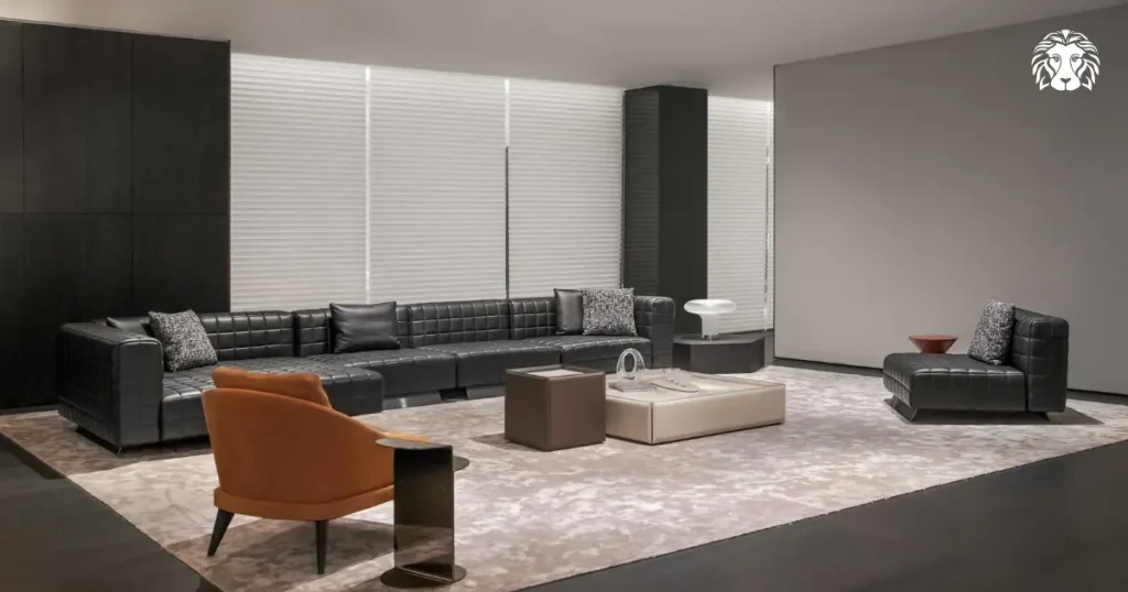 Ghế sofa da thật mang lại cảm giác đẳng cấp và sang trọng