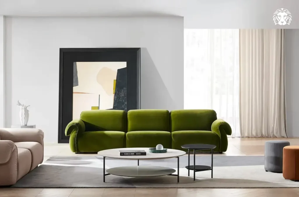 Kích thước sofa 3 chỗ cỡ vừa cho không gian phòng khách có diện tích khoảng 20 - 30 m²
