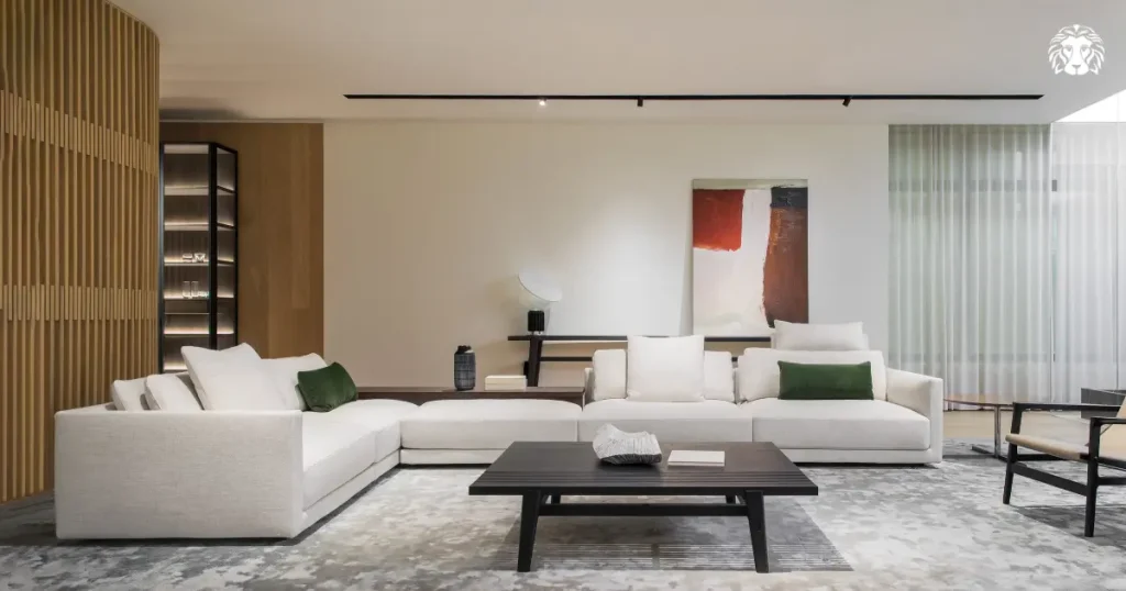 Nếu bạn sống trong môi trường nóng ẩm, có thể chọn sofa vải thoáng khí mát mẻ