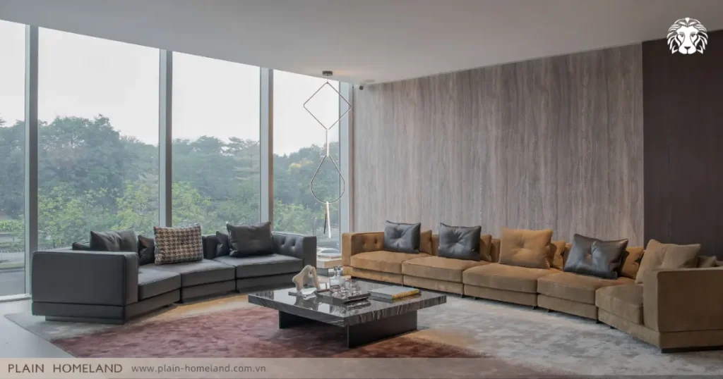 Sofa Plain Homeland được làm từ chất liệu cao cấp, đạt chuẩn quốc tế