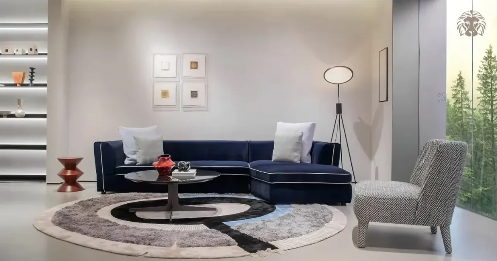 Sofa góc hiện đại ưu tiên hình khối rõ ràng và cân đối