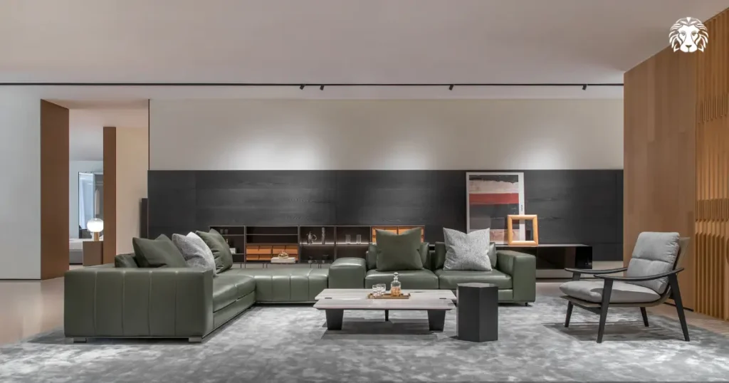 Sofa làm bằng da thật 100% càng sử dụng lâu càng đẹp