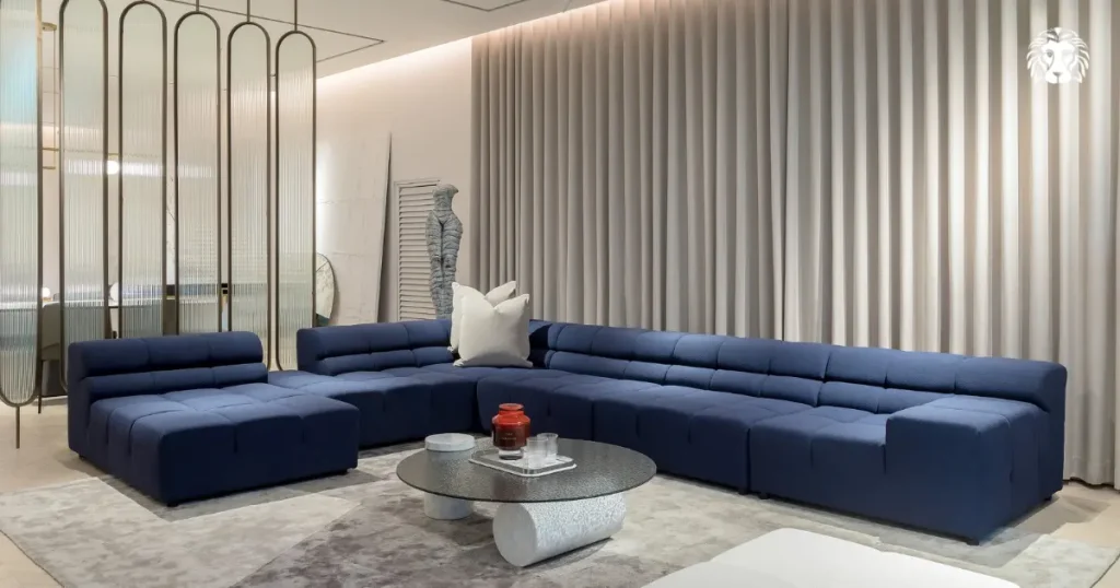 Thiết kế linh hoạt giúp sofa góc phù hợp nhiều diện tích khác nhau