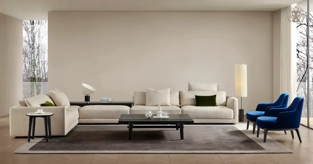 Với những phòng khách rộng hoặc không gian mở