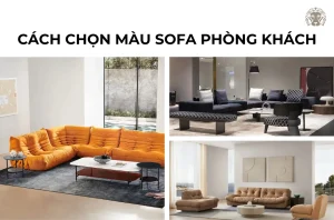 Cách chọn màu sofa cho phòng khách