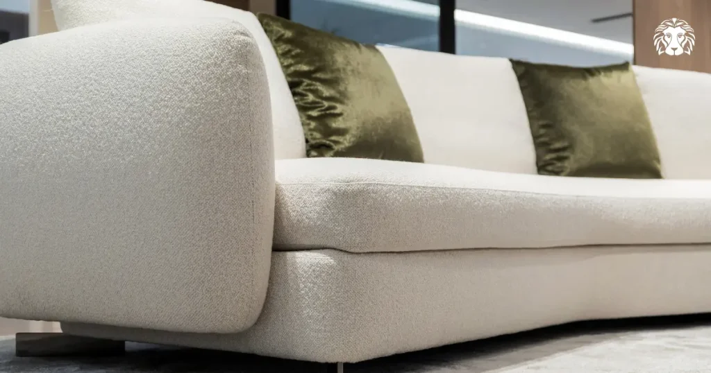 Chất liệu nỉ mềm mại, tạo sự thoải mái khi ngồi và thư giãn