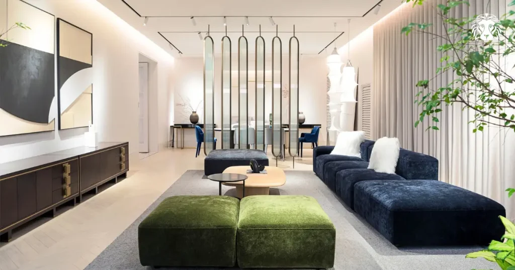 Gợi ý một số màu xanh phù hợp cho ghế sofa phòng khách
