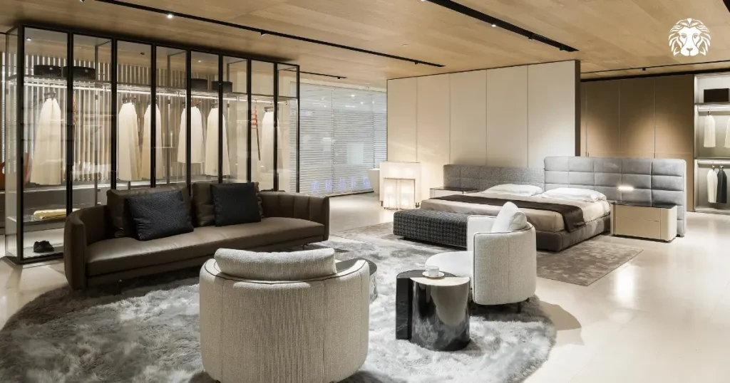 Kích thước phù hợp với 2-3 người ngồi