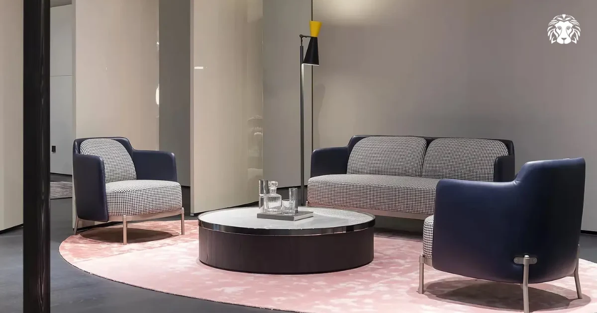 Thiết kế sofa vải chữ I hiện đại giúp không gian trở nên thanh lịch và gọn gàng